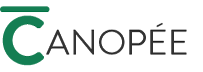 Logo canopee avec icone en C